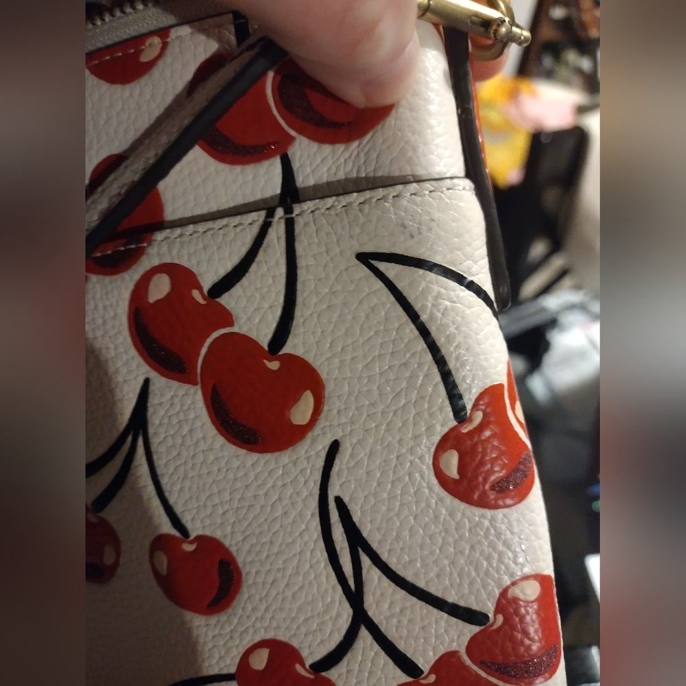 Coach Kitt Crossbody With Cherry Print - Picture 9 of 14